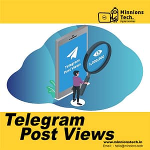 Telegram post views