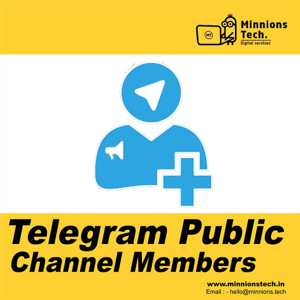 Telegram public channel members