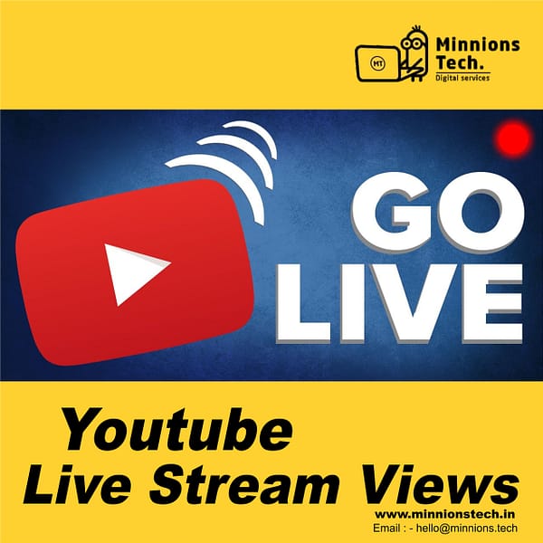Youtube live stream views