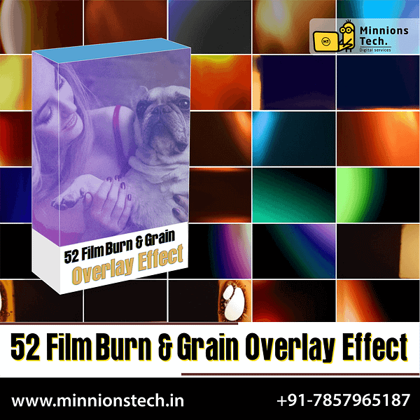 Film Burn Grain Overlay Effect