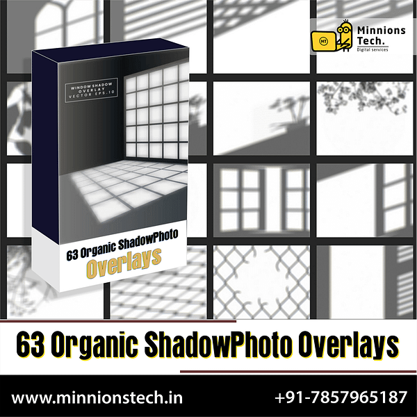 Organic Shadow Photo Overlays