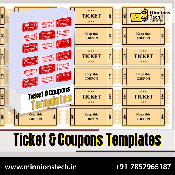 Ticket Coupons Templates