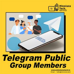 Telegram public group members