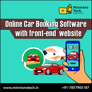 Online Car Booking Software with front end website