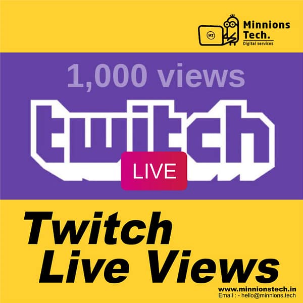 Twitch live views